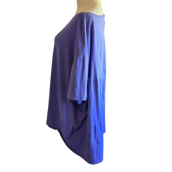 Lululemon Purple Back In Action Boat Neck Short Sleeve Top Womens Size 20 - Picture 4 of 16